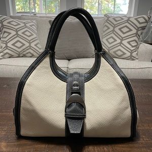 Vintage Victoria Napoli Italian Leather Handbag